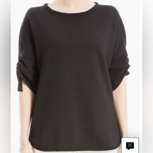 Max Studio Tops - Max studio Women's Black Textured Top